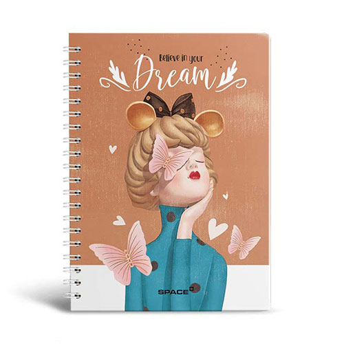 space-Large Notebook-Believe in your Dreams