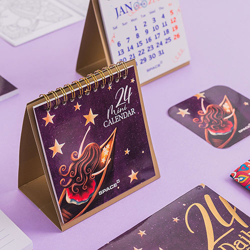 space-Desk Calender-STARS