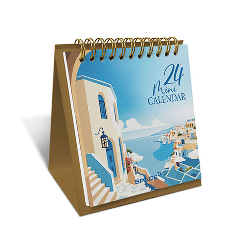 space-Desk Calender-Santorini