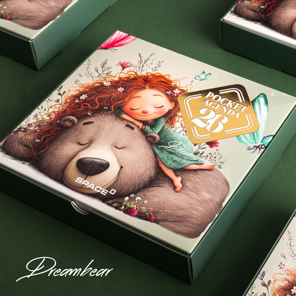 space-Pocket Agenda Giftbox 2026-Dreambear Pocket Gift Box