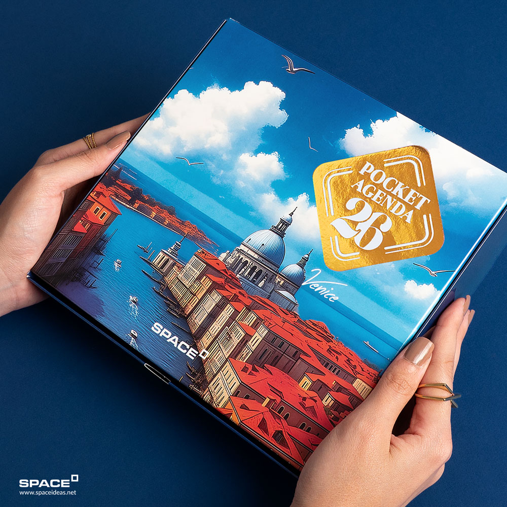 space-Pocket Agenda Giftbox 2026-Venice Pocket Gift Box
