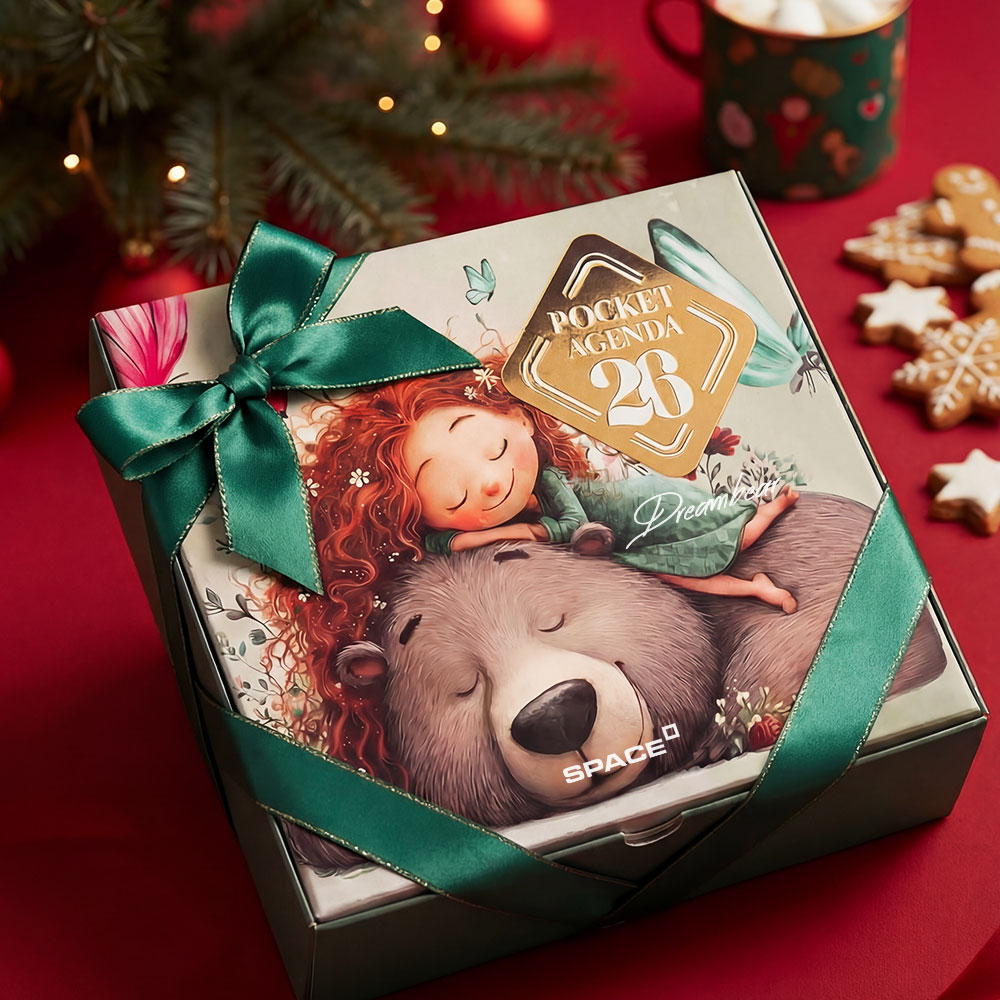 space-Pocket Agenda Giftbox 2026-Dreambear Pocket Gift Box