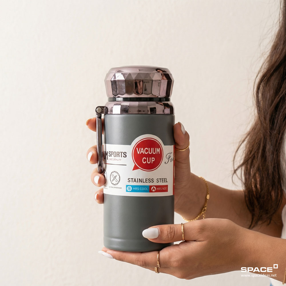 space-Thermal Mug-Disco Glow in Gray