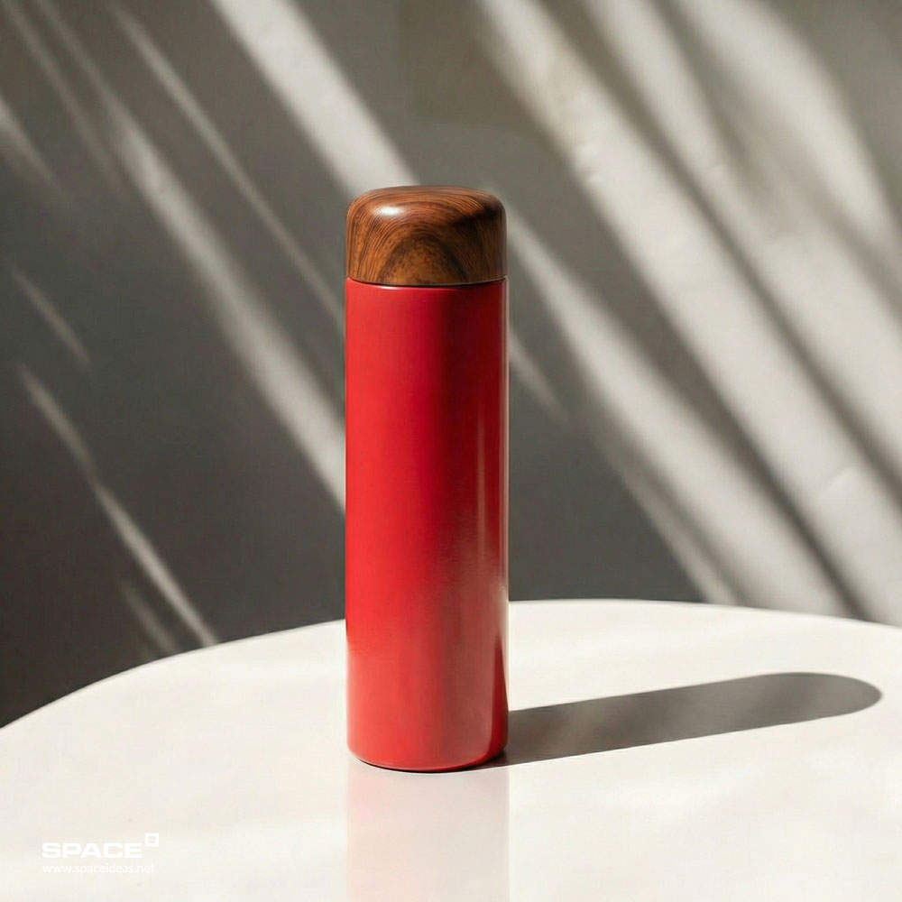 space-Thermal Mug-Red Dash - 250ml