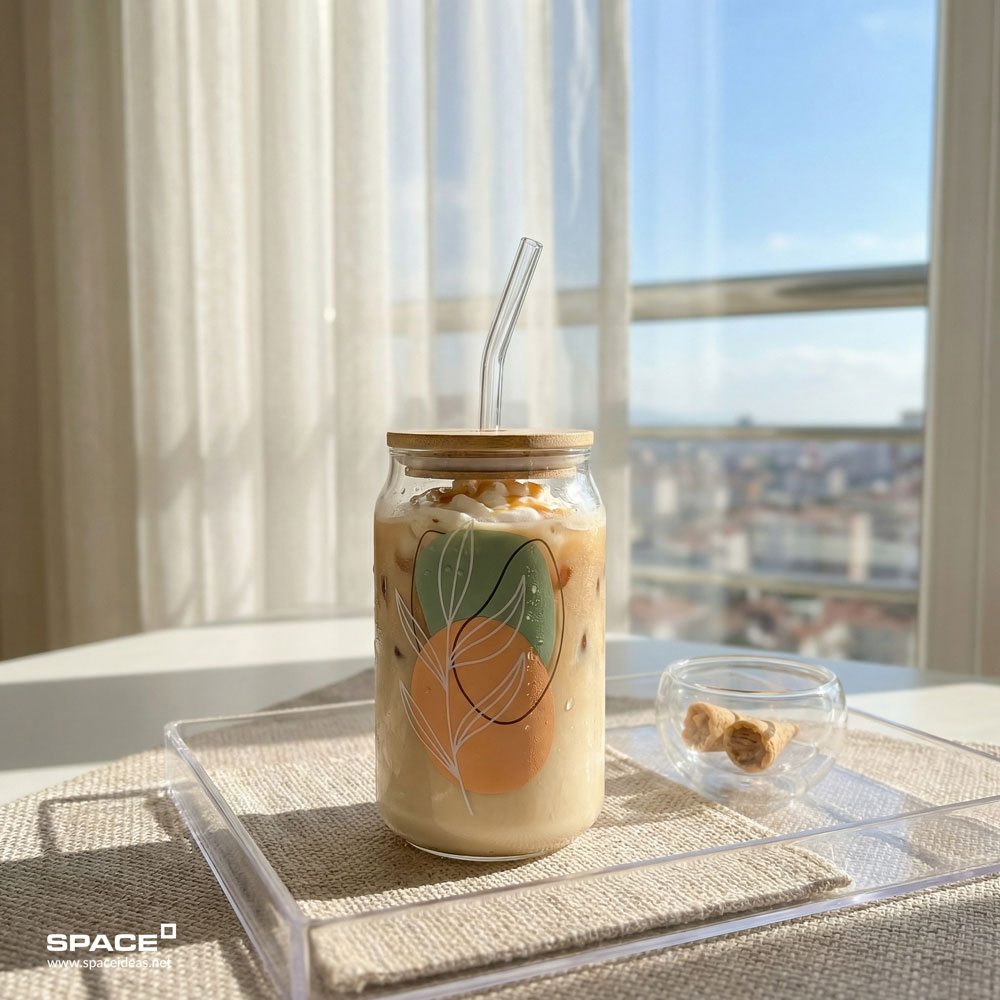 space-Ice Cups-Boho Leaf