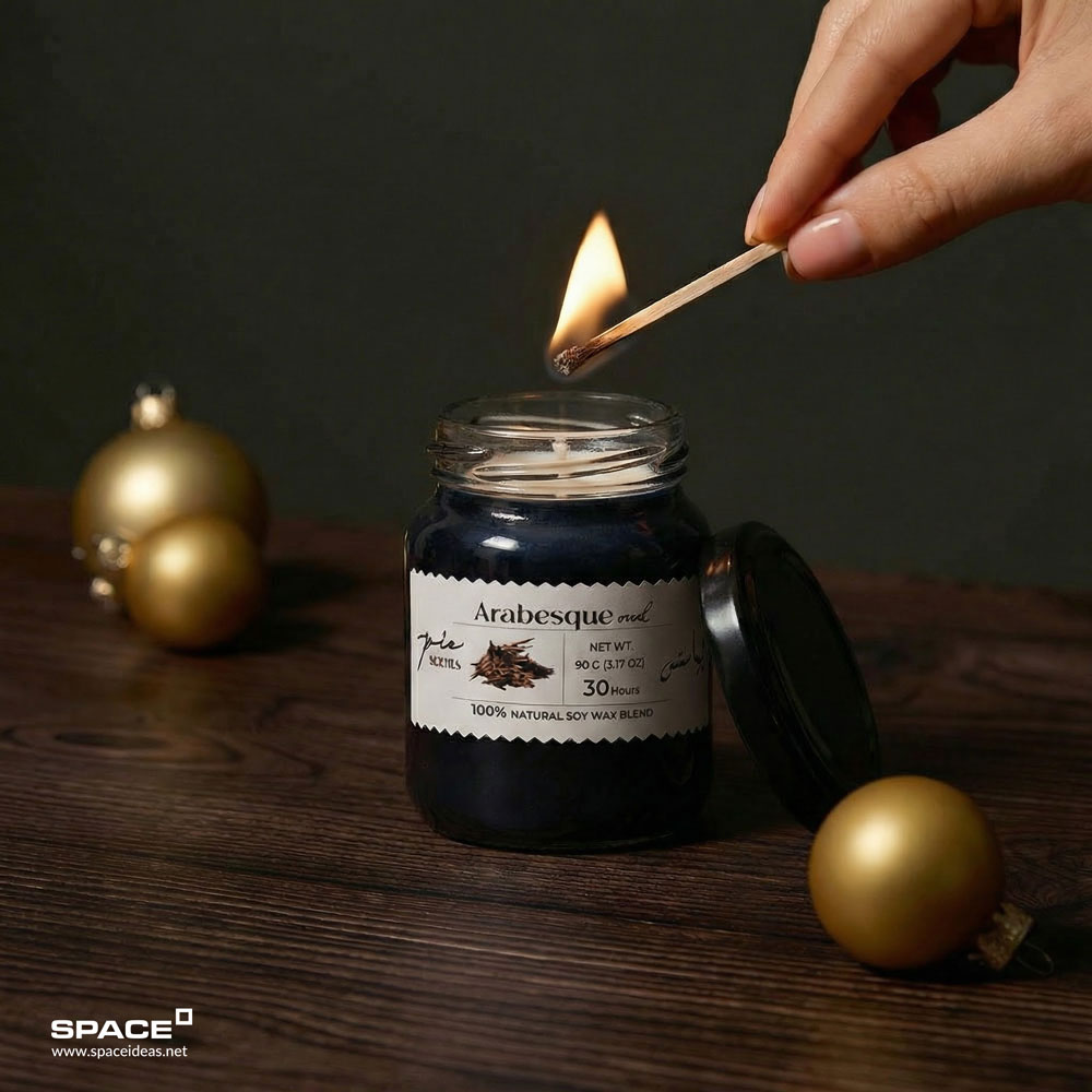 space-Jar Candles-Arabesque
