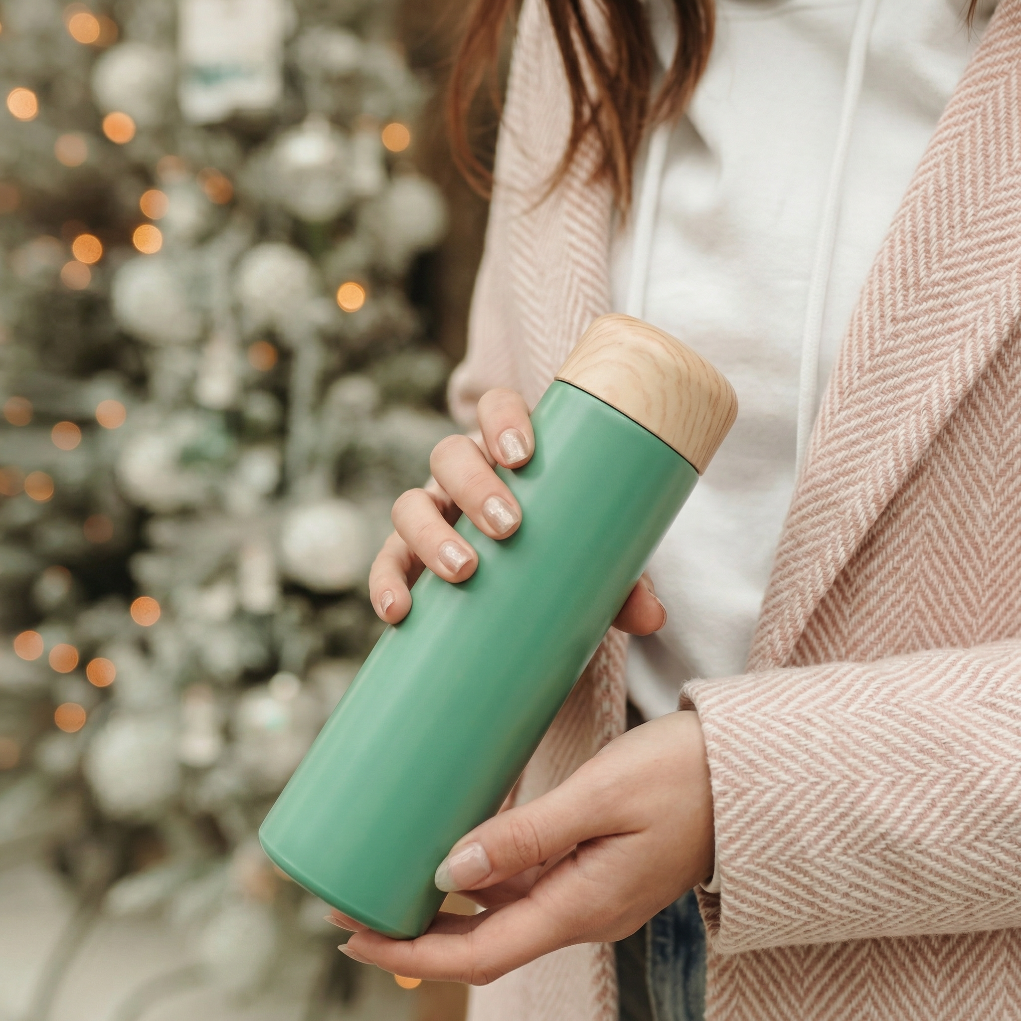 space-Thermal Mug-Green Dash - 250ml