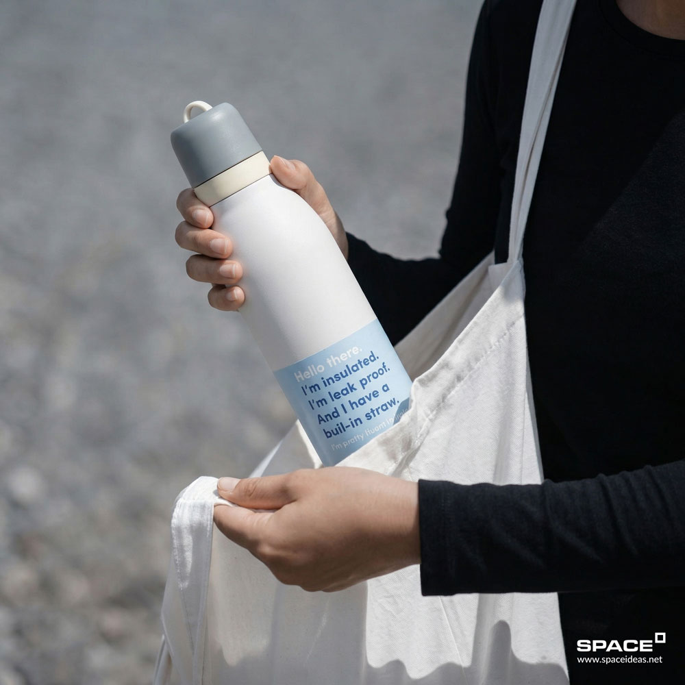 space-Thermal Mug-Flow Milky White