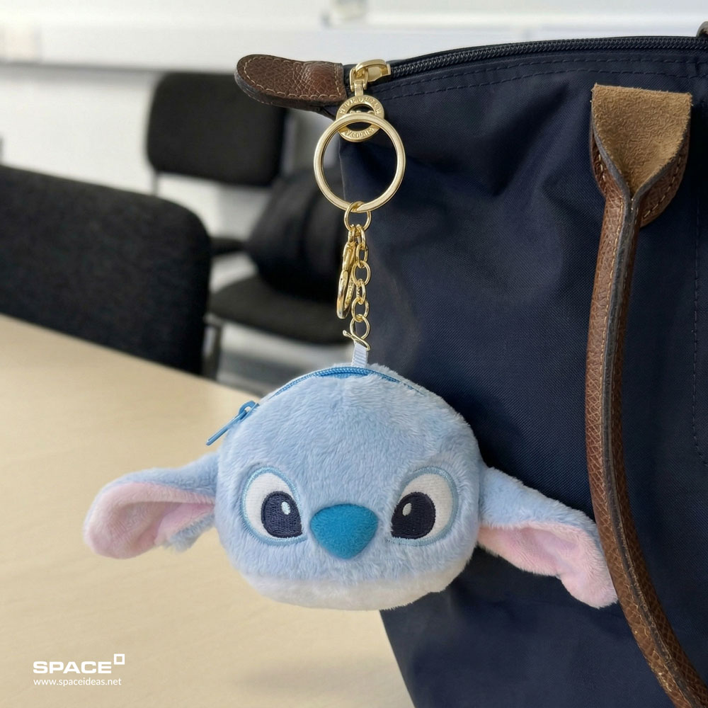 space-Charms-Stitch Zip Charm Blue