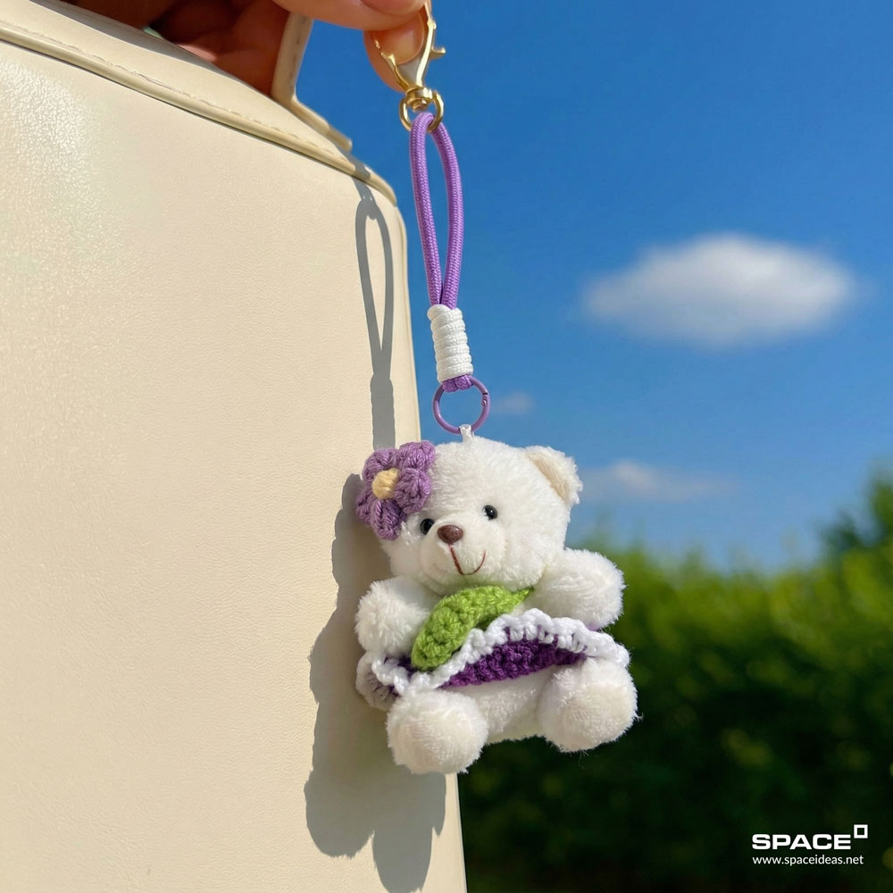 space-Charms-Bloom Bear in Purple