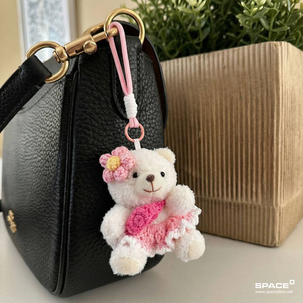 space-Charms-Bloom Bear in Pink