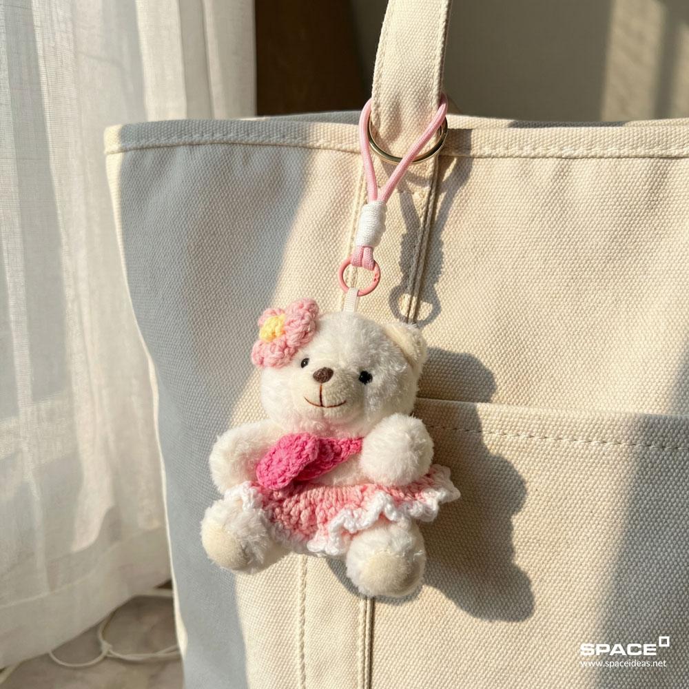 space-Charms-Bloom Bear in Pink