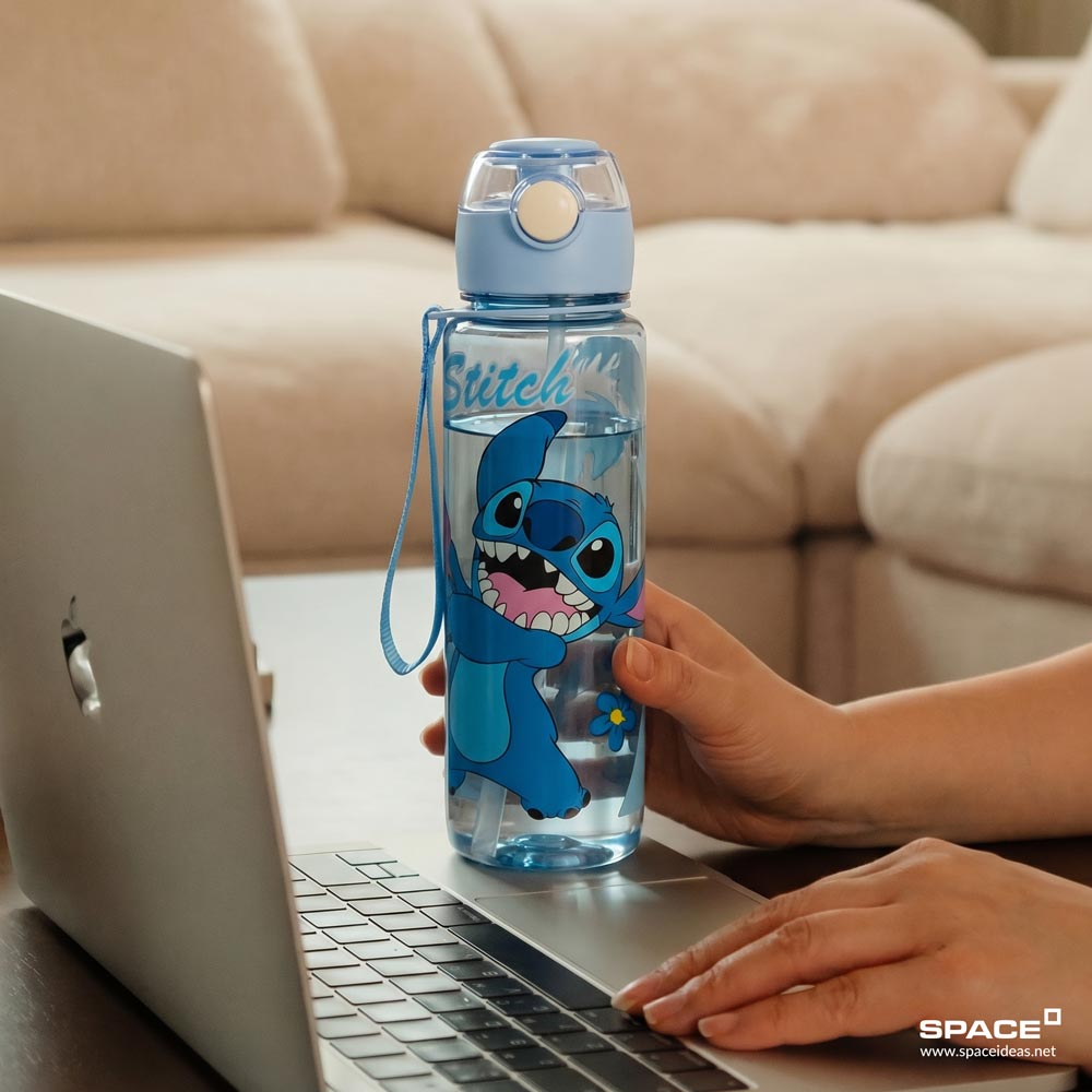space-Stitch Clear Bottle in Baby Blue-100560