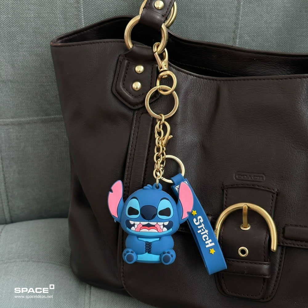 space-Charms-Stitch Smile Silicone Zip Charm