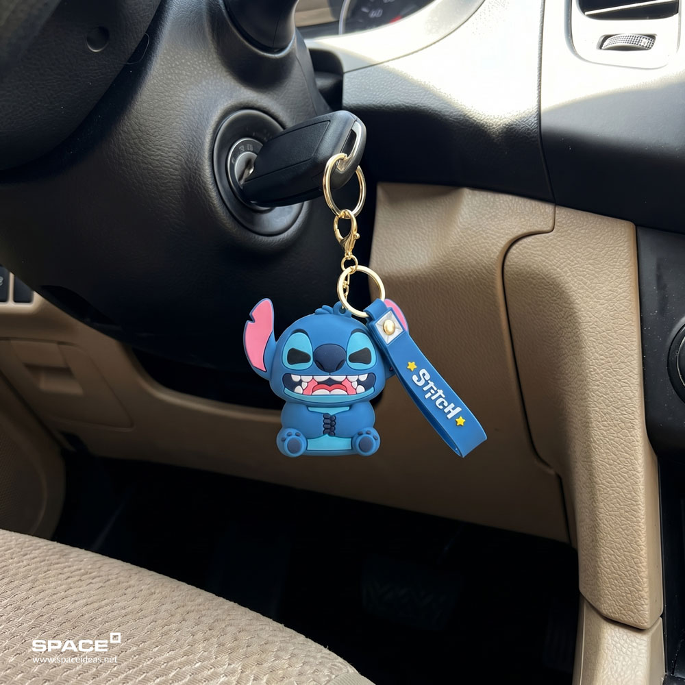 space-Charms-Stitch Smile Silicone Zip Charm
