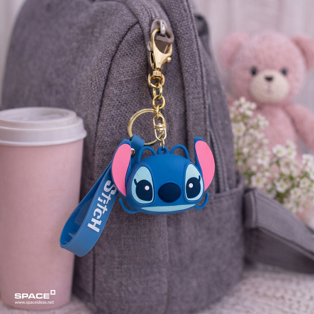 space-Charms-Stitch Face Zip Silicone Charm