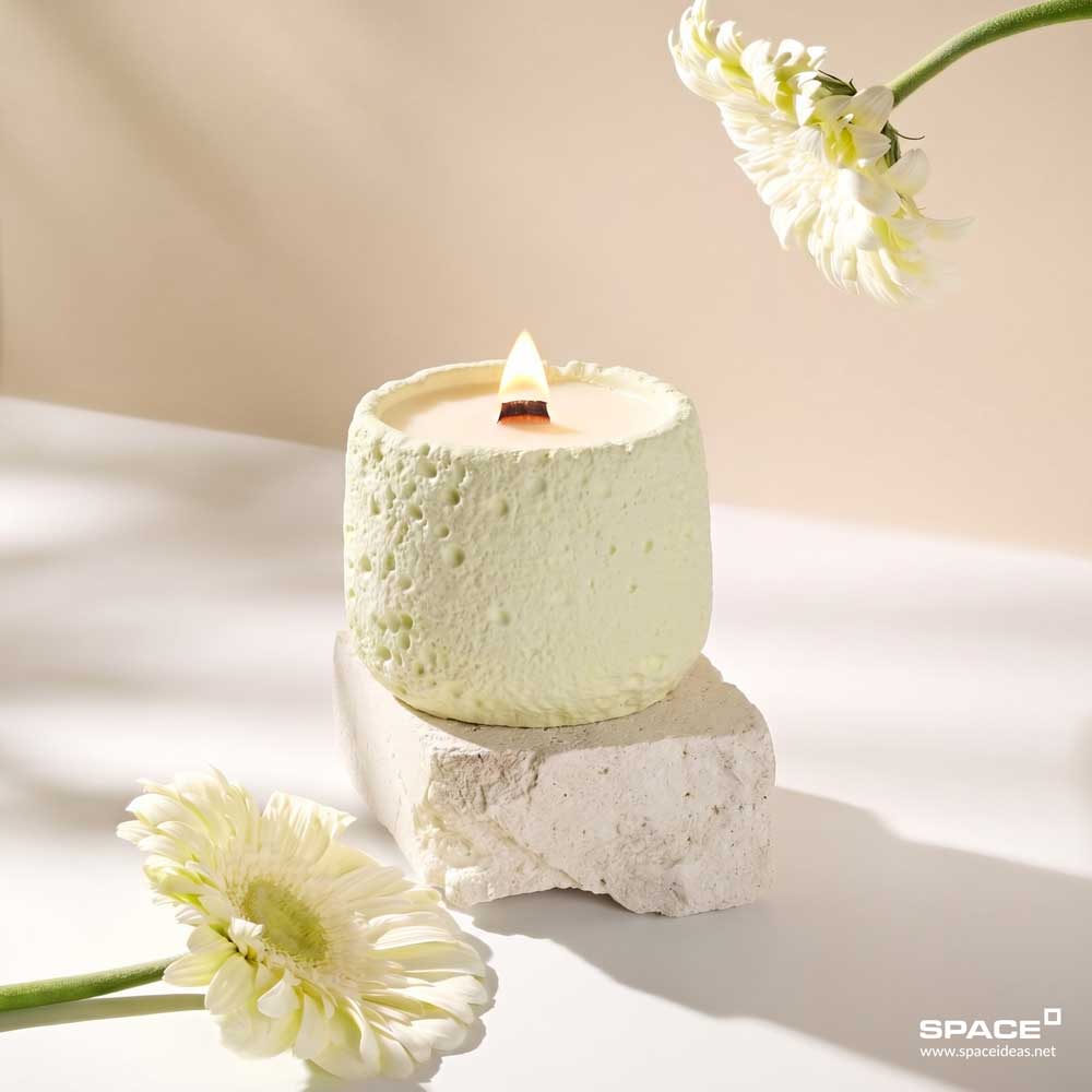 space-Decorative candles-Ivory 120 gm