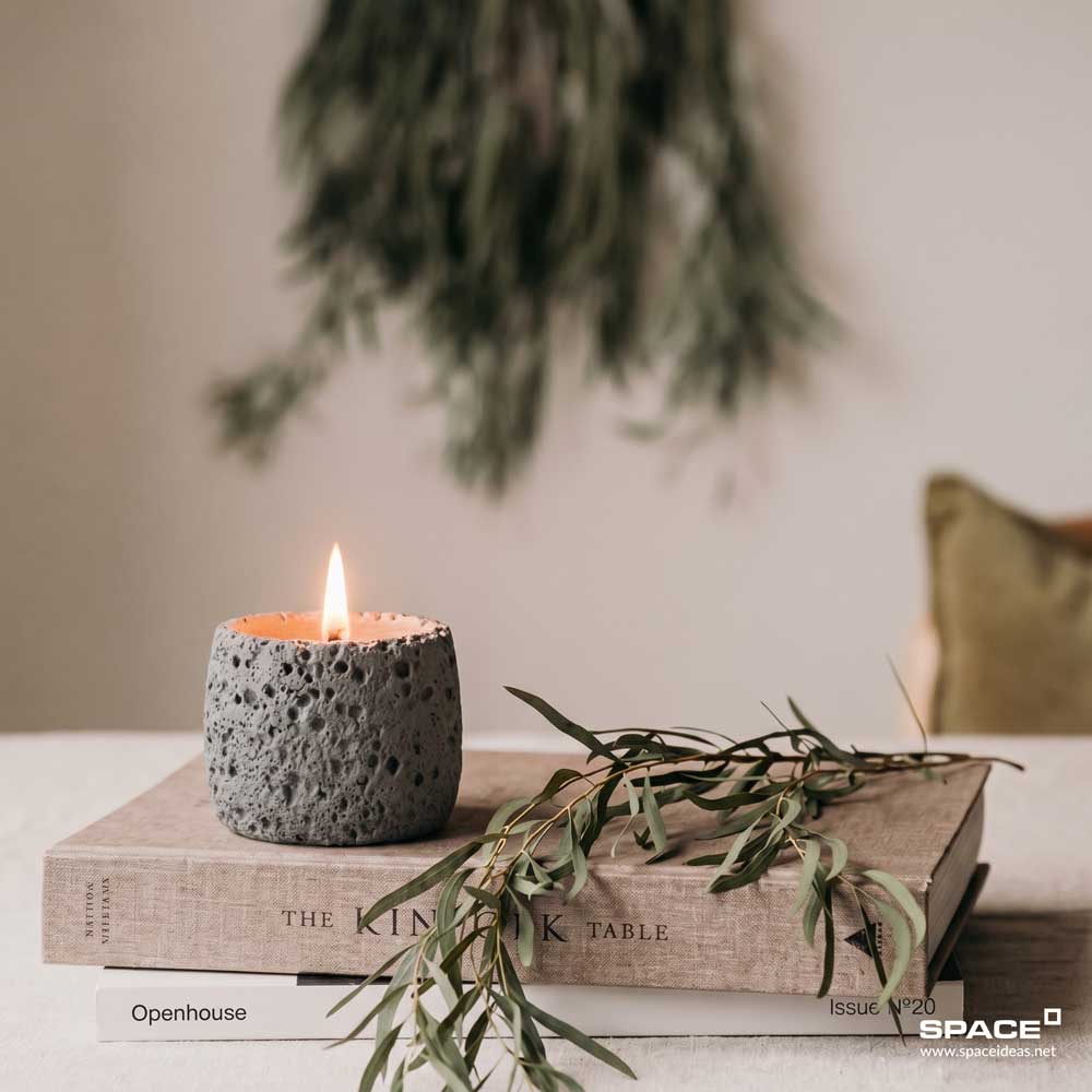 space-Decorative candles-Cinnamon Spice 75 gm