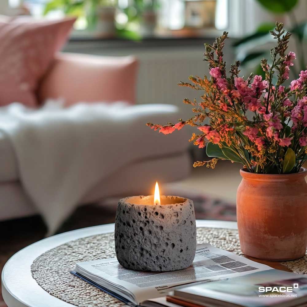 space-Decorative candles-Cinnamon Spice 75 gm