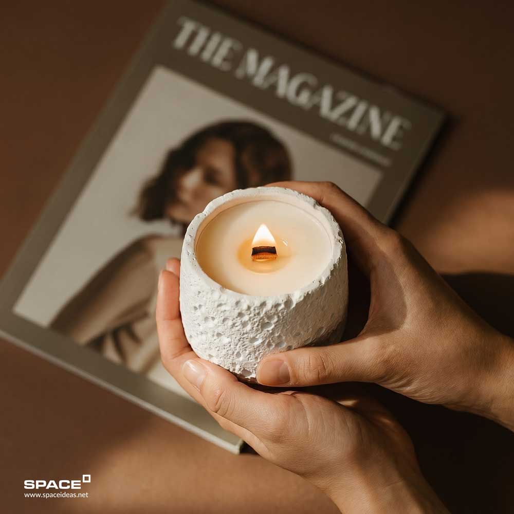 space-Decorative candles-Zahra 120 gm