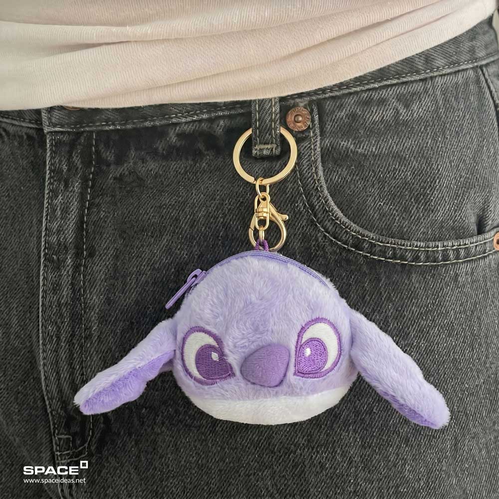 space-Stitch Zip Charm Purple-100568
