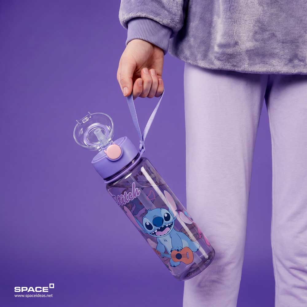 space-Stitch Clear Bottle in Purple-100599