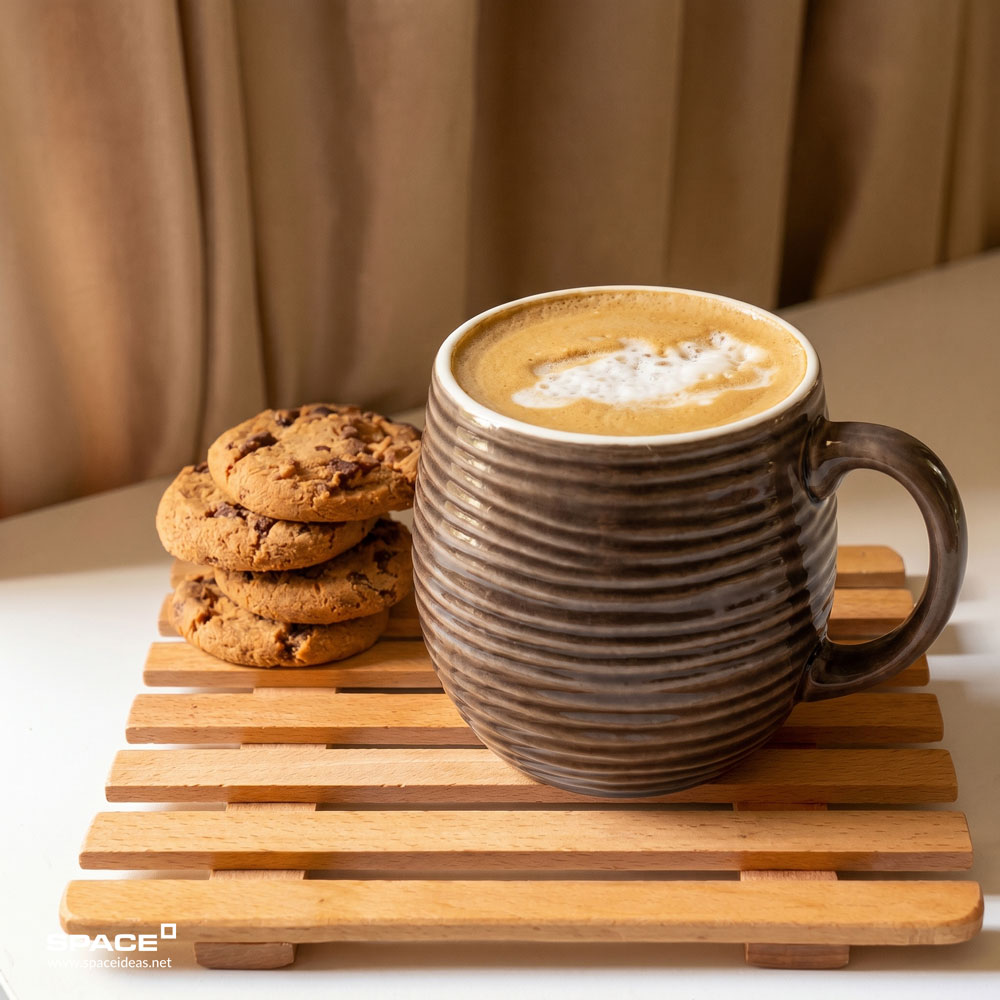 space-Mugs-Line in Dark Brown