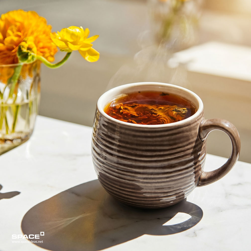 space-Mugs-Line in Dark Brown