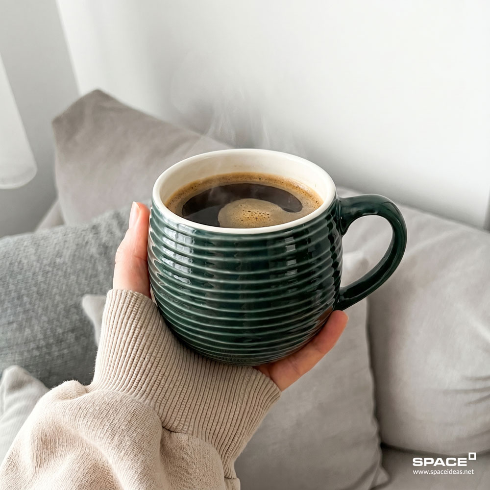 space-Mugs-Line in Dark Green