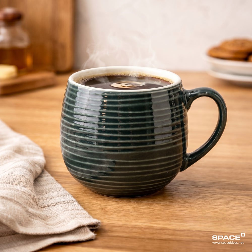 space-Mugs-Line in Dark Green